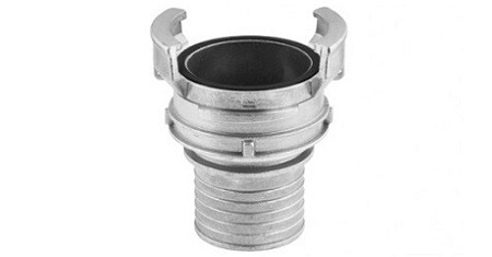 Guillemin hosetail stainless steel with safety collar