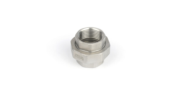 Stainless steel type NR340 3 part coupling female x female BSP thread