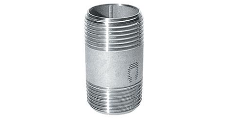 Stainless steel type NR23 pipe nipple male x male BSPT thread