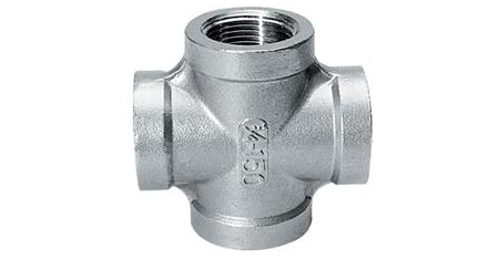 Stainless steel type NR180 crosspiece 4 x female BSP thread