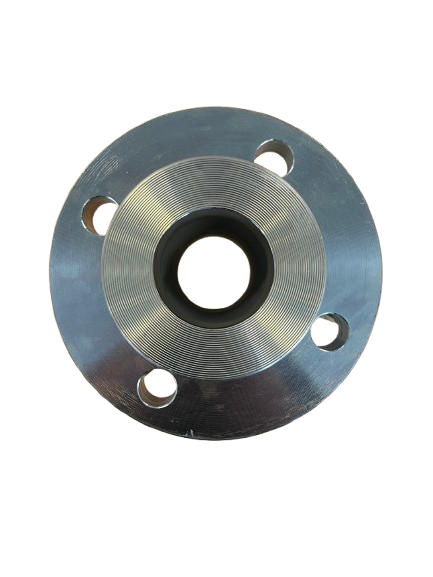 Swivel flange ribbed hosetail galvanised steel thick version