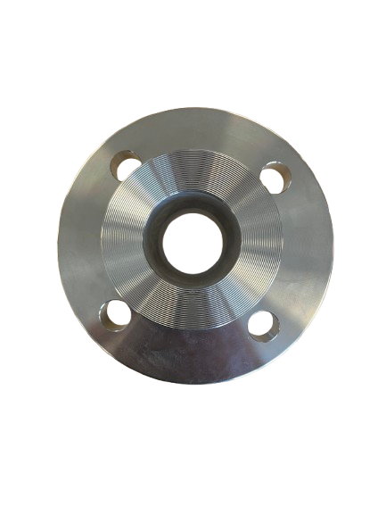 Swivel flange ribbed hosetail stainless steel thick version