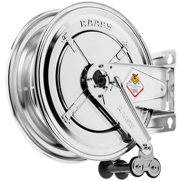 Hosereel S430 stainless steel air / water 200 bar 20 mtr 3/8