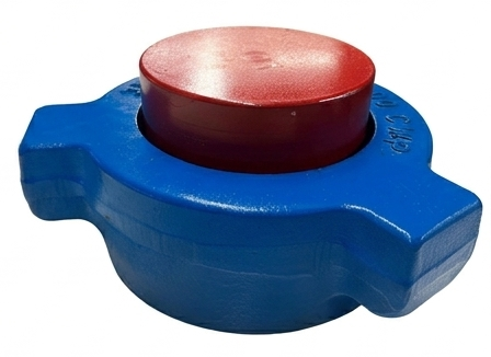 Hammer Union Fig. 1502 blindstop male with wing nut